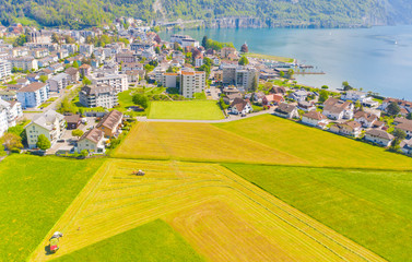 Switzerland. The village Brunnen. Canton Schwyz.