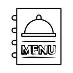 Restaurant menu icon vector illustration