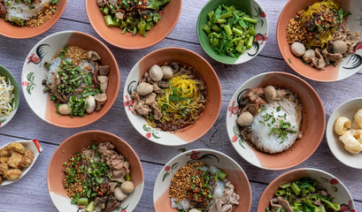 Thai Food Mixed Selections 