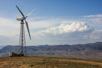mountaintop wind generator