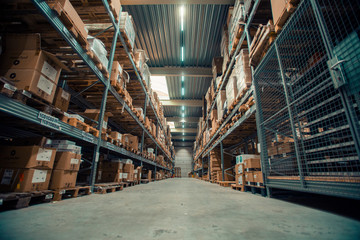 hallway in warehoues