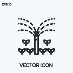 Sprinkler vector icon illustration. Ui/Ux. Premium quality.