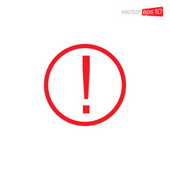 Exclamation Danger Icon Design Vector