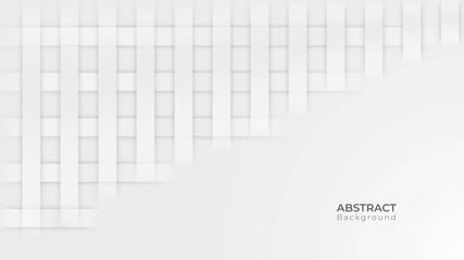 Abstract modern square background. White and grey geometric texture. vector illustration