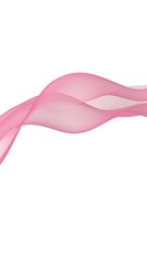 Abstract wave. Scarf. Bright ribbon on white background. Abstract smoke. Raster air background. Vertical image orientation. 3D illustration