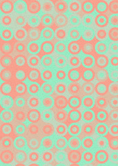 Colour Dots Universe art background design illustration