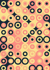 Colour Dots Universe art background design illustration