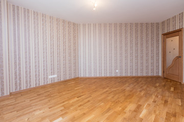 empty room for repair light clean interior