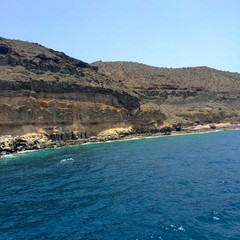 Fototapeta premium view of coast in part of Gran Canaria
