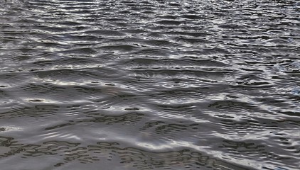 water flowing into the water