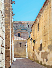 City of Avila in Spain in a sunny day