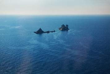 Saint Nedelja small islands in Adriatic Sea