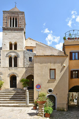 A narrow street in the medieval town of Itri, in the province of Latina