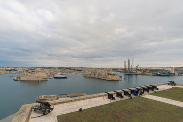 Cannon exhibition in Valetta Malta