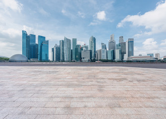 Naklejka premium Panorama miasta