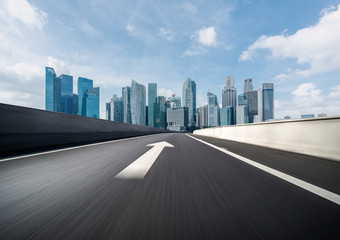 Fototapeta premium road in city