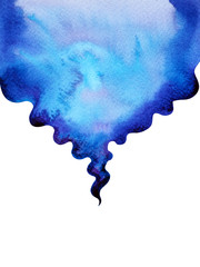 watercolor illustration of abstract universe background spiritual art
