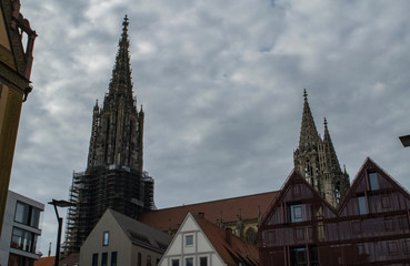 Ulm Cathedral, or Münster, is one of the most famous architectural monuments in Germany