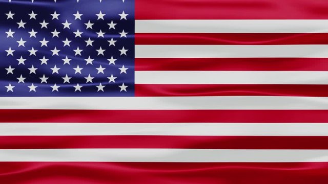 American Flag. Looping stock video