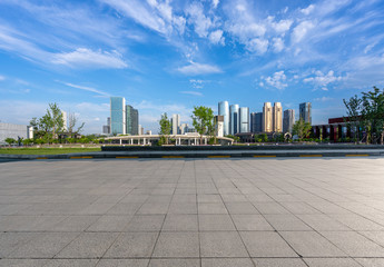 modern city skyline