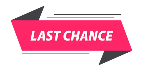 Last chance banner
