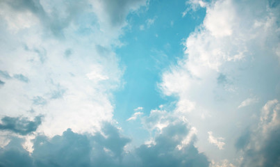  evening sky with clouds - cloudscape