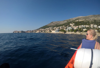 Kayaking in Dubrovnik Croatia