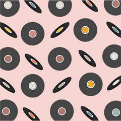 Pattern in music style. Colorful abstract background.
