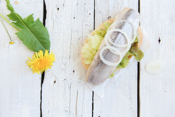 Matjes Brötchen Fischbrötchen Matjesbrötchen Matjesfiletbrötchen Matjesfilet Hering 