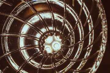 Abstract spiral staircase