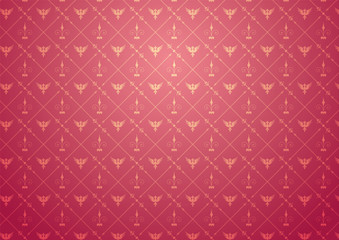 vintage background. seamless damask pattern