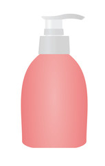 Hand soap bottle. vector illustration