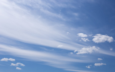Blue sky in summer