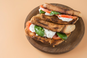 caprese panini sandwich healthy sandwich
