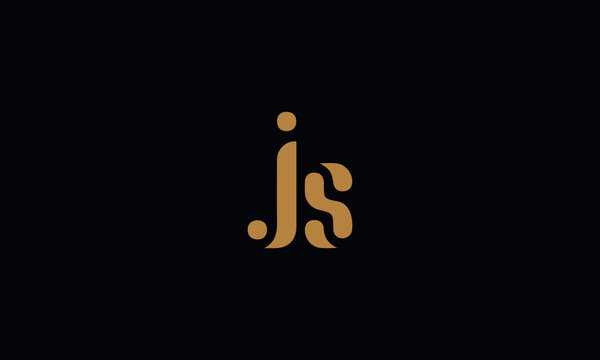 JS Letter Logo Design Template Vector illustration