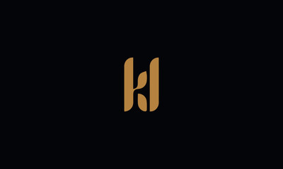KL Letter Logo Design Template Vector illustration