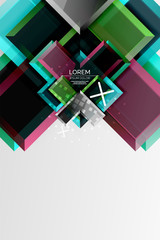 Metal arrow shape background. Abstract geometric background with 3d effect composition For Wallpaper, Banner, Background, Card, Book Illustration, landing page