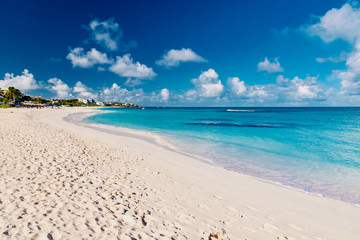 shoal bay, dream beach in the Caribbean sea with white sand and turquoise sea jewel island of Anguilla