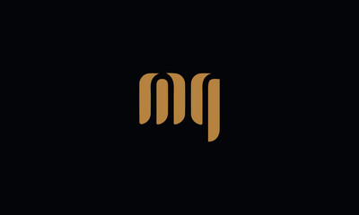 Fototapeta na wymiar MQ Letter Logo Design Template Vector illustration