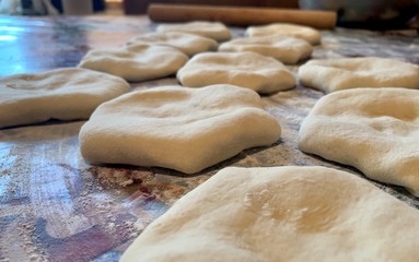 baking christmas cookies