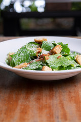 Caesar Salad with Cheese and Croutons