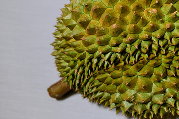 Durian smelly and tasty fruit from Thailand Asia.