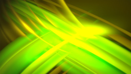 Fluid wave lines background. Trendy abstract layout template for business or technology presentation, internet poster or web brochure cover, wallpaper