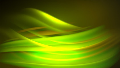 Fluid wave lines background. Trendy abstract layout template for business or technology presentation, internet poster or web brochure cover, wallpaper