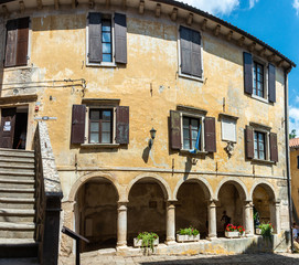 Groznjan village view, Istria region of Croatia
