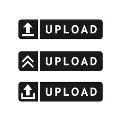 Obraz premium upload bar vector icon in trendy flat style