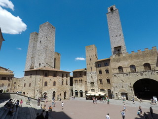 Manhattan średniowiecza - San Gimignano, Toskania, Włochy