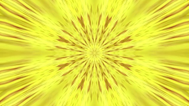 Kaleidoscopio plasm&aacute;tico amarillo azul verde amarillo