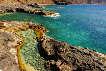 Piscina natural en Mesa del Mar, Tenerife, Islas Canarias