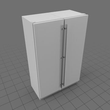 Double freestanding refrigerator